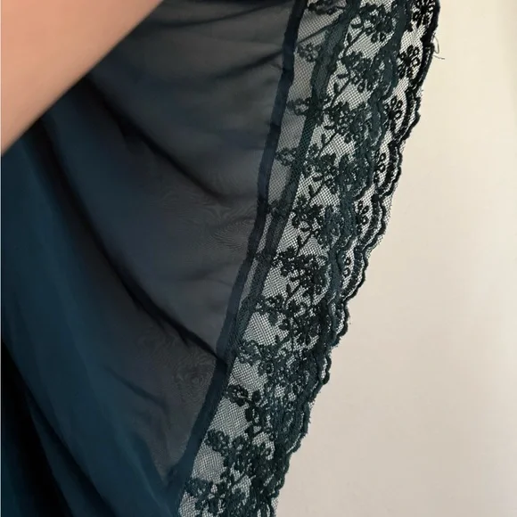 Flying Tomato Teal Embroidered mini dress - Picture 4 of 5